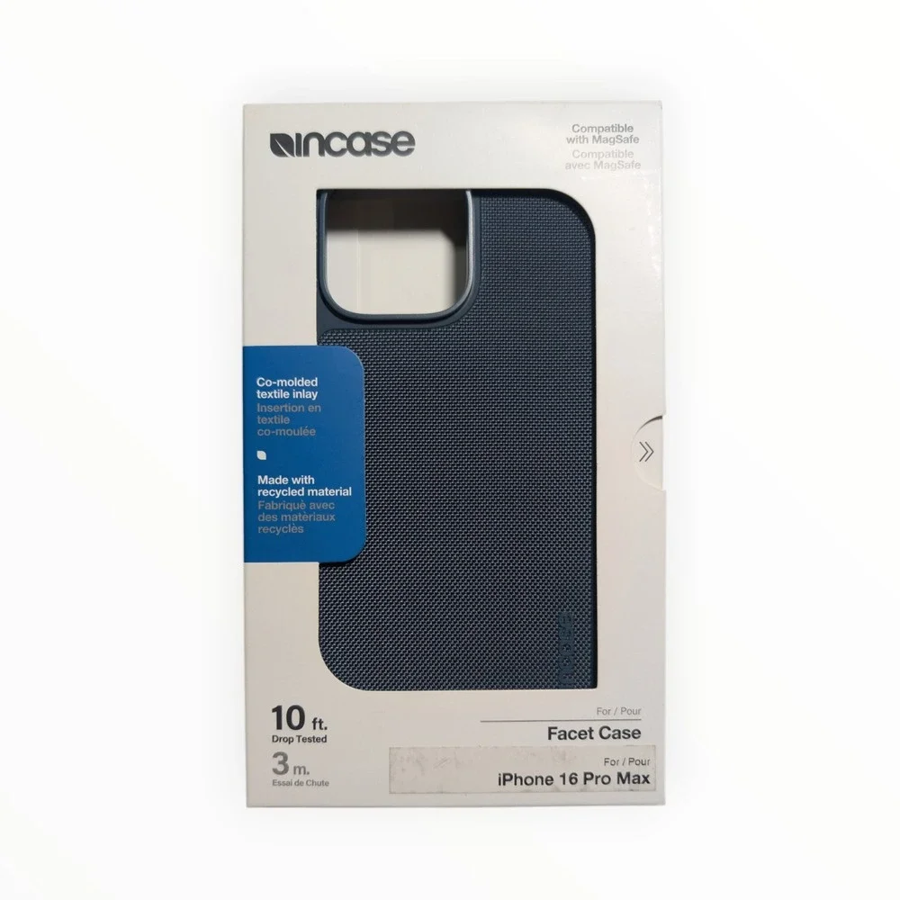 E3-O Incase Facet Case‎ w/ Magsafe for iPhone 16 Pro Max - Slate Blue Nylon ⬇️
